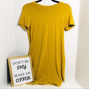 👗Forever 21 | Mustard Yellow Tee Dress👗